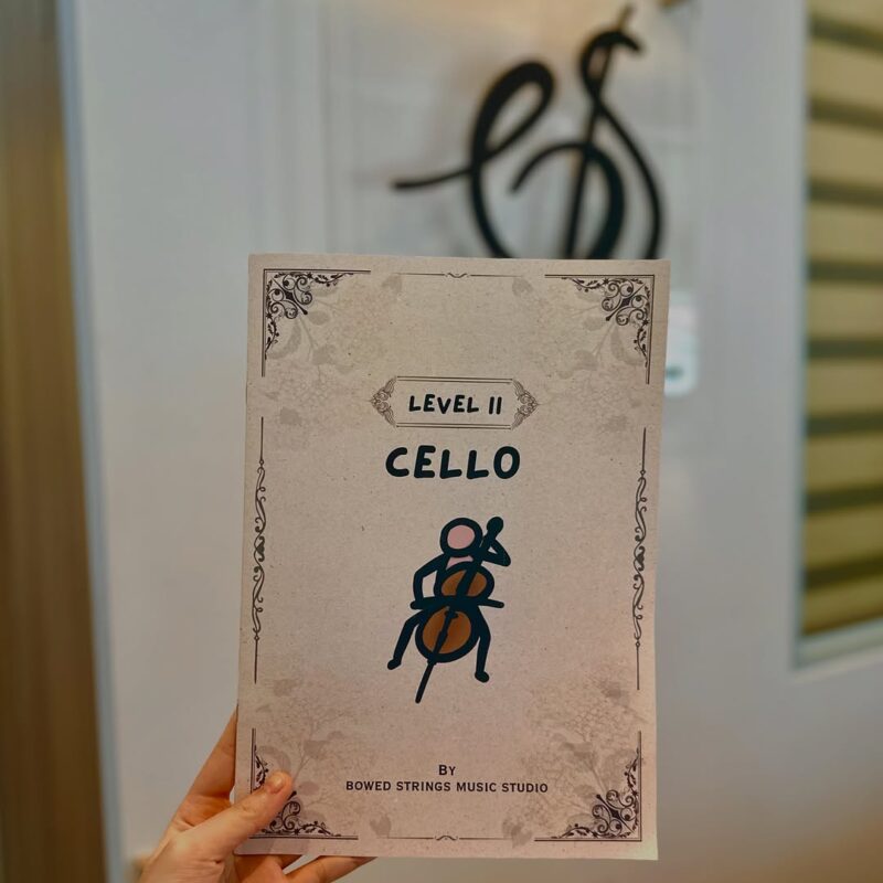 Instagram post: LEVEL 2 OUT! Join our cello adult group classes to receive our complimentary guide books :) Latest intake for Level 1 Cello Group on 5th Sep