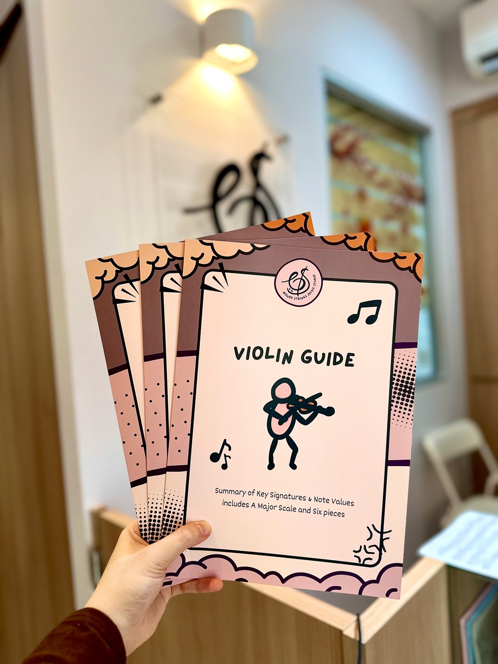 The Bowed Strings violin guide cards